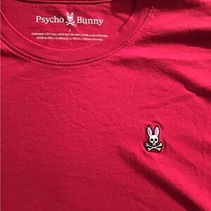 Classic Short Sleeve Crew Tee Psycho Bunny Size 7 Wild Berry